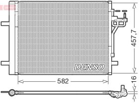 Радиатор кондиционера Denso dcn10056