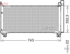 Радиатор кондиционера Denso dcn51014