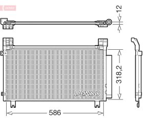 Радиатор кондиционера Denso dcn50134