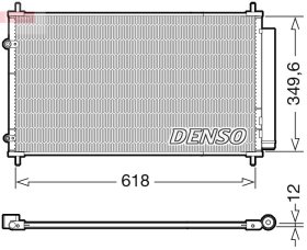 Радиатор кондиционера Denso dcn50117