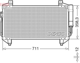 Радиатор кондиционера Denso dcn45011