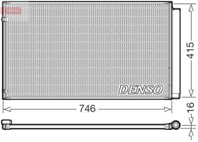 Радиатор кондиционера Denso dcn51017