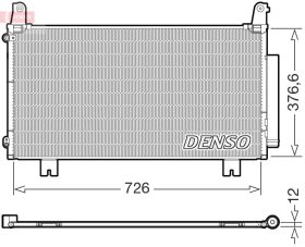 Радиатор кондиционера Denso dcn40034