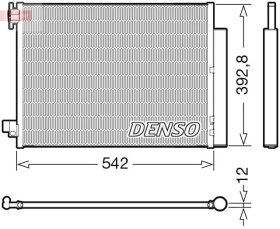 Радіатор кондиціонера Denso dcn37004