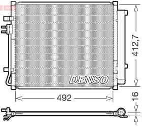 Радиатор кондиционера Denso dcn43015