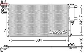 Радіатор кондиціонера Denso dcn10045