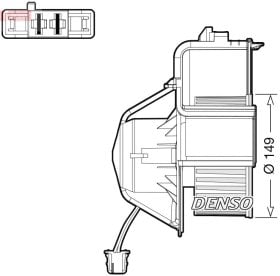 Вентилятор салону Denso dea05007