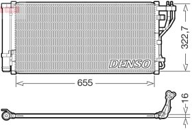 Радиатор кондиционера Denso dcn43011