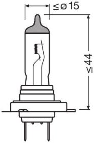 Лампа дальнего света Osram 64210ult2hb