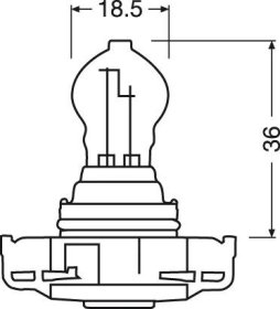 Лампа указателя поворотов Osram 2503a