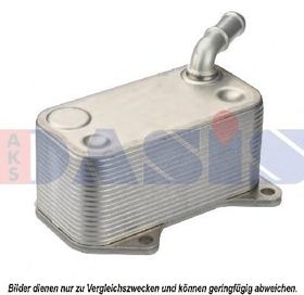 Масляный радиатор двигателя Aks Dasis 046015N
