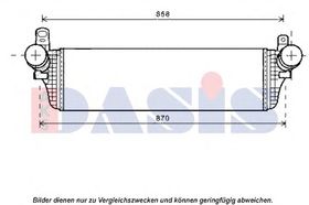 Интеркулер Aks Dasis 047025N