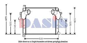 Интеркулер Aks Dasis 137070N