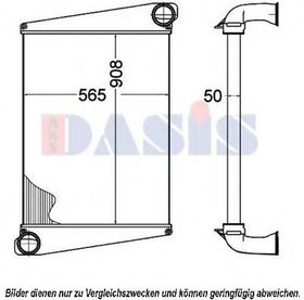 Интеркулер Aks Dasis 287014N