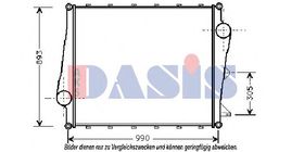 Интеркулер Aks Dasis 287070N