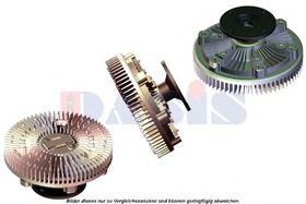 Вискомуфта вентилятора Aks Dasis 408051N