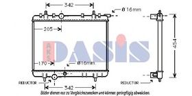 Испаритель кондиционера Aks Dasis 820099N