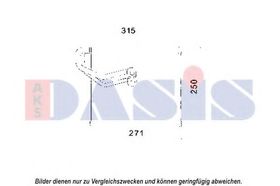 Испаритель кондиционера Aks Dasis 820362N