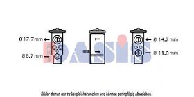 Расширительный клапан кондиционера Aks Dasis 840001N