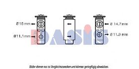Расширительный клапан кондиционера Aks Dasis 840005N