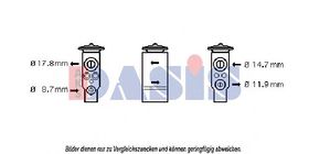 Расширительный клапан кондиционера Aks Dasis 840132N
