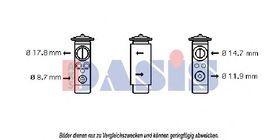 Расширительный клапан кондиционера Aks Dasis 840700N