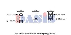 Расширительный клапан кондиционера Aks Dasis 840800N
