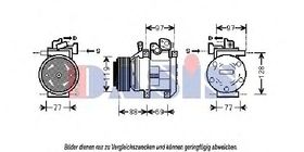 Компрессор кондиционера Aks Dasis 851843N