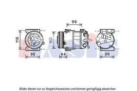 Компрессор кондиционера Aks Dasis 852684N