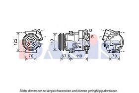 Компресор кондиціонера Aks Dasis 852688N