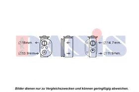 Расширительный клапан кондиционера Aks Dasis 840294N