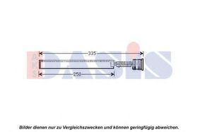 Осушитель кондиционера Aks Dasis 800661N