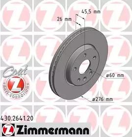 Тормозной диск Zimmermann 430264120