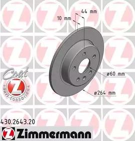 Тормозной диск Zimmermann 430264320