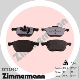 Тормозные колодки Zimmermann 237239801