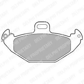 Тормозные колодки Delphi LP1252