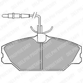 Тормозные колодки Delphi LP788