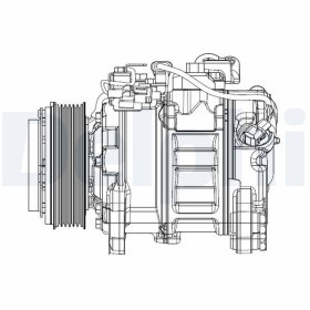 Компрессор кондиционера Delphi cs20501