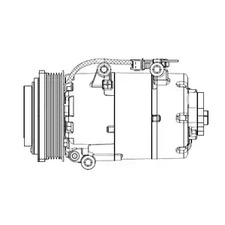 Компрессор кондиционера Delphi CS20358