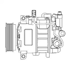 Компрессор кондиционера Delphi cs20476