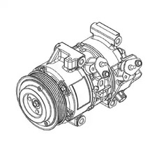 Компрессор кондиционера Delphi cs20495