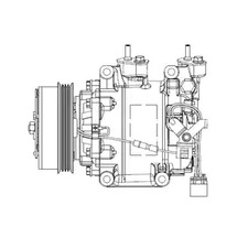 Компрессор кондиционера Delphi cs20515