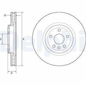 Тормозной диск Delphi bg9177c