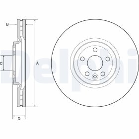 Тормозной диск Delphi BG9178C