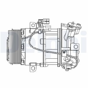 Компрессор кондиционера Delphi cs20550