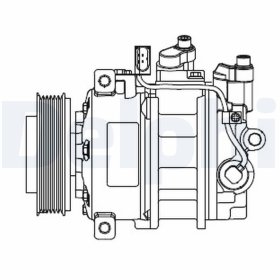 Компрессор кондиционера Delphi cs20546