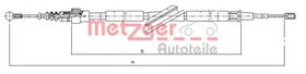 Трос ручного гальма Metzger 10.7506