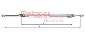 Трос ручного тормоза Metzger 10.6542