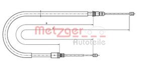 Трос ручного тормоза Metzger 10.6791