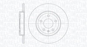 Тормозной диск Magneti Marelli 361302040721